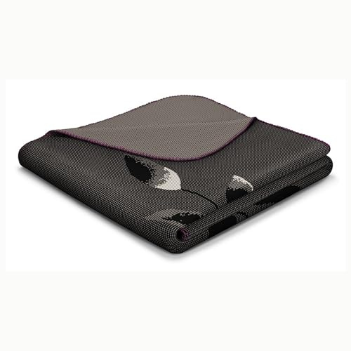 biederlack Wohndecke Dark Vine Größe 150x200 cm Schwarz Plaid