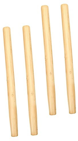MOBUTOFU 4stücke Teiliges Holzgriffe Hartholz Für Gartenwerkzeuge Ergonomische Holzstiele Für Schaufel Hacke Und Andere Gartengeräte Komfortabler Griff Robust Und Langlebig