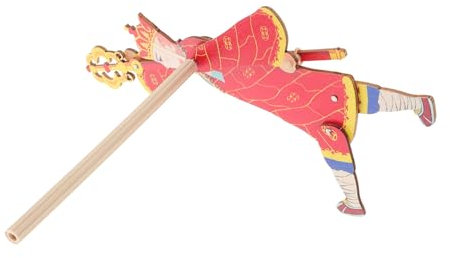 KOMBIUDA Chinese Wooden Shadow Puppet Handgefertigte Mit Traditionellen Figuren Für Erwachsene Für Familienspiel Und Kreativität Nostalgisches Holzmodell Von Sun Wukong