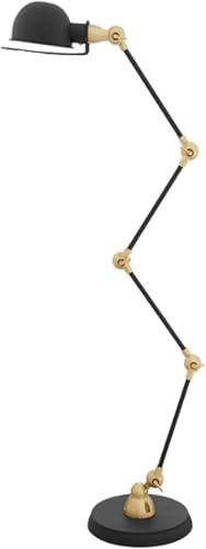 WZYYCV Lampara Pie Led Lámpara de Polo Plegable de Brazo de Plancha de Piso LED con lámpara de pie de lámpara Redonda Mate Lámpara Arqueada
