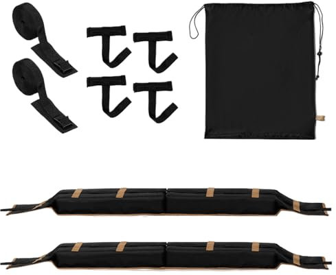Paraspruzzi per kayak, cuscini in schiuma per barre da tetto e tavola da surf, auto resistenti alle intemperie e robusti per stoccaggio urbano su