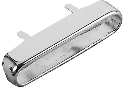 VINTORKY Vernickelte Hohl Humbucker Abdeckung Schützt den Tonabnehmer aus Metall Schlichtes Gitarrenzubehör für E-gitarre