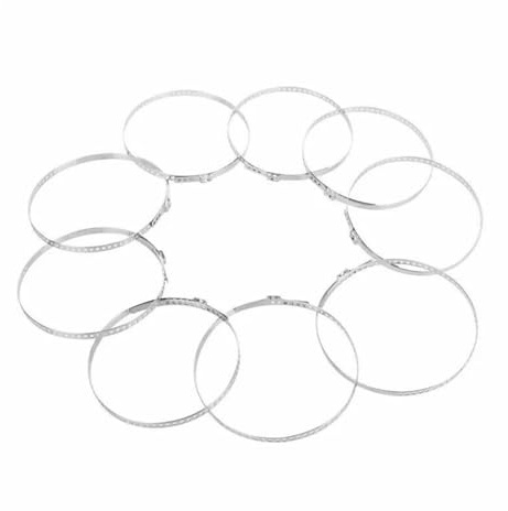 Kit Transmission Kit 24 Colliers Serrage Réglables pour Soufflet Cardan Voiture Acier Inoxydable pour Arbre Transmission 25-50 Mm 50-120 Mm Arbre Transmission