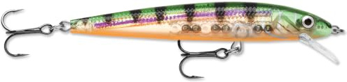 Rapala – Husky Jerk fiskedrag – resistenta fisketillbehör – sötvattenspinndrag – löpdjup 1,2–2,4 m – fiskbete 10 cm, 10 g – Tillverkad i Estland – glas Minnow
