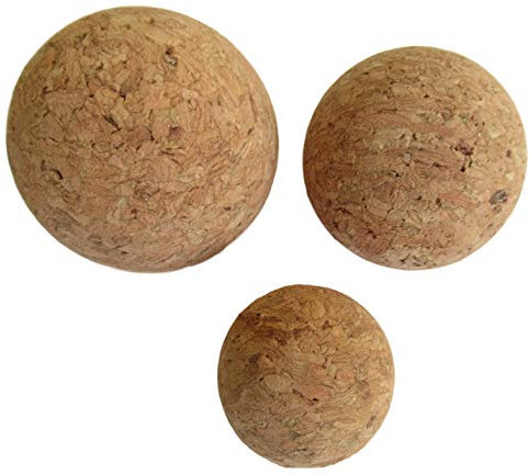 Mina-Industries Korkmassageball, Kork 3cm, 2 Stück, Massageball, Korkkugel, Korkbälle, Myofaszial, Massagegerät, Neu, Manuell/Handbetrieb