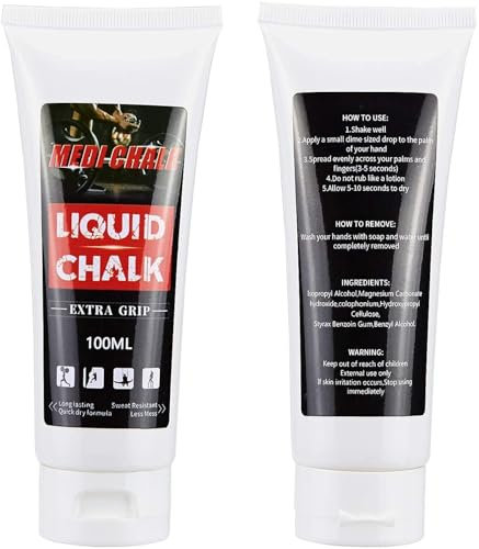Togear Gesso liquido, gessetto sportivo, impugnatura per mano, gesso per sollevamento pesi, ginnastica e allenamento per cross training, powerlifting, pole dance (100 ml)