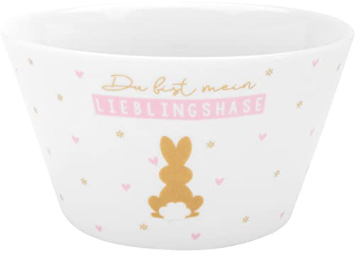 GRUSS & CO 48039 skål motiv kanin, porslin, 60 cl