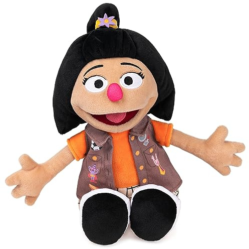 GUND Sesame Street Offizielle Ji-Young Plush, Premium-Plüschpuppe für Kinder ab 1 und oben, 33 cm