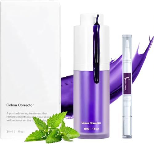 Color Corrector Serum Hi Smile Lila Zahnpasta Weisse Zähne Zahnaufhellung Whitening Zahnpasta Smileful Weiße Zähne Purple Toothpaste 2Pcs Herosmile Farbkorrektur Serum Zahnpasta Glowing Smile