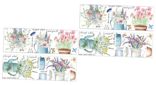 OSALADI 2ensembles Autocollants Muraux Plantes Vertes Décoration Murale Autocollants Décoratifs Amovibles Pour Salon Et Chambre Faciles à Appliquer Idéals Pour Embellir Votre