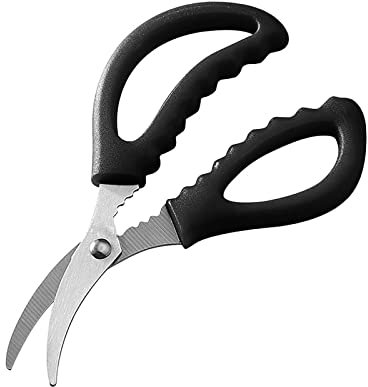 Tijeras de cocina para el hogar, tijeras para mariscos, langosta, cangrejo, pelacables, tienda de mariscos, restaurante, codo de mariscos