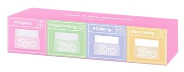 BANILA CO Clean it Zero Reinigungsbalsam-Starterset | Veganer koreanischer Make-up-Entferner, feuchtigkeitsspendendes und pflegendes Waschmittel|Reisegröße (7 ml x 4ea)