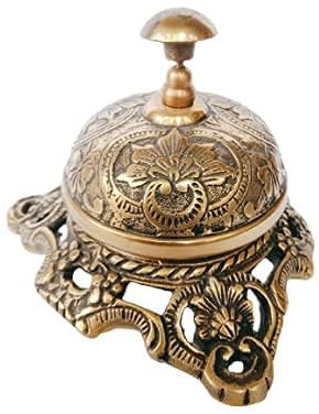 Campana de latón náutico antiguo de latón antiguo de latón náutico para mesa