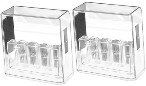 SHINEOFI 2 Stück Bleistiftspitzer Vierloch Kunst Spezial Bleistiftspitzer Bleistifthobel Maler Kann Kohlestifte Spitzen Weiß Einzeln LED Bleistift Klassenzimmer Metall