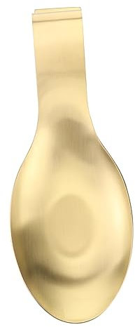 Healifty Portacucchiaio Acciaio Inossidabile Poggiamestolo e Facile da per Cucina Adatto per Cucchiai e Design Chic e Robusto