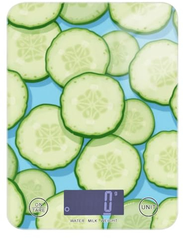 Blue Cetriolo Verdure Keto Mini Bilancia per Cibo 5kg/5g Display LCD Bilancia essenziale da cucina con 4 unità per cheto Cooking Keto báscula para pesar alimentos