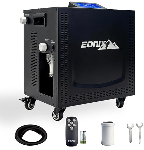 Upgrade 1/3 HP Cold Plunge Chiller,Ice Bath Water Chiller for Cold Plunge Tubs,42°F Cold Plunge Cooling System,Built-in Filter & Pump, Insulated Hoses,Remote Control,Ideal for Ice Bath Recovery