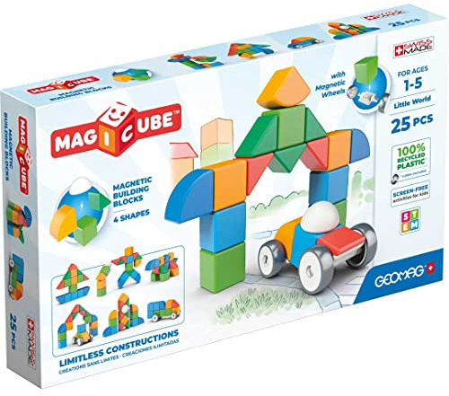 Geomag Magicube Shapes Little World 25 Magnet Baukasten