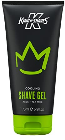 King of Shaves Gel de afeitado refrescante Aloe+Árbol de té 175ml