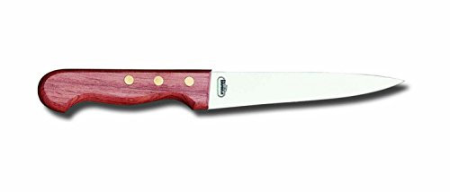 8186-Coltello scanno costa curva manico legno cm 20