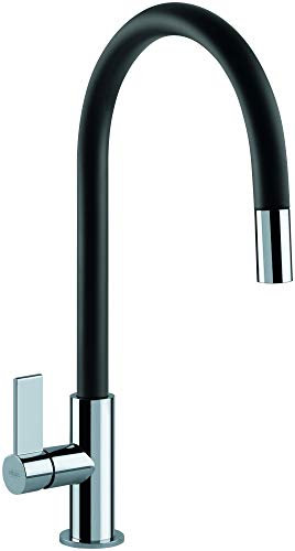 Franke Miscelatore Monocomando Lavello con erogatore Estraibile Ambient Evo 115.0373.950 Chrome/Schwarz