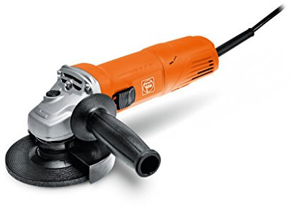 FEIN Amoladora angular WSG 7-115, Ø 115mm, 700Watt,, compacta manejable de 700 W para trabajos de desbaste y corte sencillos, protección de rearranque integrad, Peso según EPTA 1,70 kg