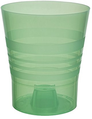 Pot pour orchidée Transparent 15 cm Diverses couleurs au choix vert