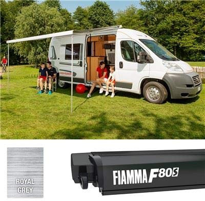 Fiamma F80s 340 Markise schwarz, 340cm, Royal Grey