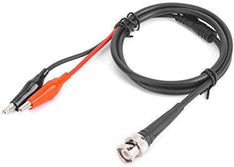 BNC Clip Coaxial Cable 90cm 50Ω BNC Clip Coaxial Cable Function Generator Testing Line Accessories for Oscilloscope