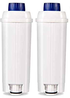 2X Wasserfilter Filter Filterpatrone DLSC002 Kompatibel mit De'Longhi Kaffeevollautomaten SER3017 5513292811 8004399327252 ECAM Esam ETAM BCO EC EC680 EC800 Serien
