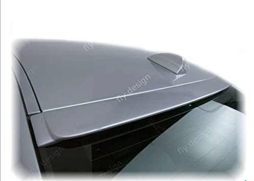 FLY DESIGN 70206 Dachspoiler passend für BMW E90 (3er), Dachflügel, Spoilerlippe für Auto-Tuning, in A-Still, ABS Kunststoff, Unlackiert