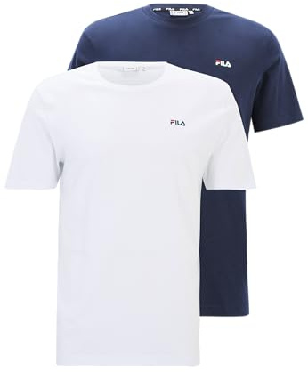 FILA Herren Brod Tee/Double Pack T-Shirt
