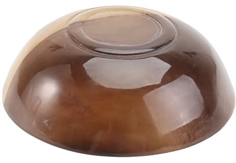 FOMIYES Shaving Bowl Soap Bowl Shaving Kit Accessory Natural Polished Horn Unbreakable Small for Men Gift