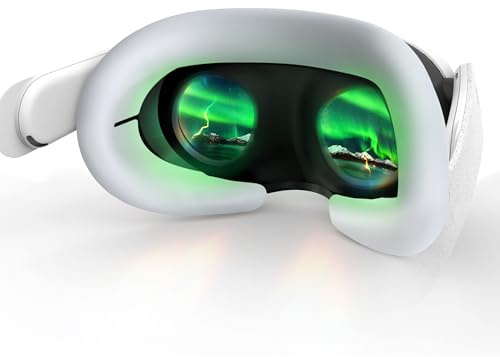AMVR Gesichtsabdeckung, kompatibel mit Meta/Oculus Quest 3 Headset-Zubehör, bequemes Silikon-Gesichtspolster, passt auf die Gesichtsschnittstelle, verbessert Ihr Spielerlebnis