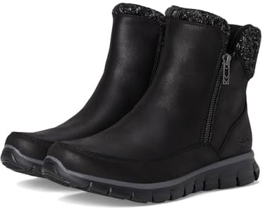 Skechers kvinnors synergi ankelstövel, Svart, 38 EU