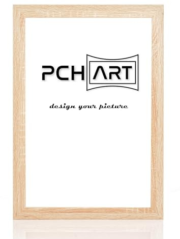 PCH[art] Bilderrahmen New Alaya | Farbe: Sonoma Eiche | Größe: 84x119 DIN A0 cm | zeitloser und schlichter Rahmen für Poster, Fotos und Portraits