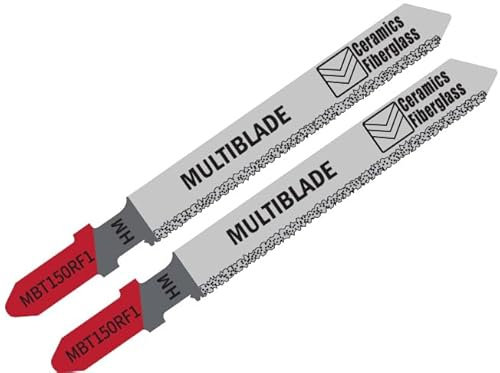Multiblade 2 hojas de sierra de calar estándar para cerámica y vidrio, 75 mm