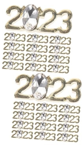 COHEALI 60 Stück 2023 2023 Zubehör DIY Basteldeko Abschlusszauber 2023 Nagel Kunst Dekoration 2023 Nagelcharme edelstein schmucksteine miniatur DIY 2023 Nagelkunst 2023 Charms Legierung