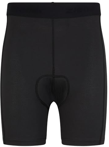 Ziener NESTO X -Function cykelunderbyxor/hjulinnerbyxor/mountainbikeunderkläder – mycket andningsbar|vadderad | snabbtorkande | elastisk, svart, 58