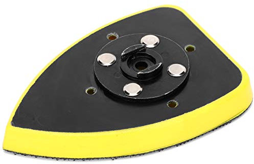 Disco Abrasivo, Platorello Triangolare Accessorio Disco Levigatore Universale Platorello Levigatore per Stampaggio in un Unico Pezzo per Levigatura e Lucidatura, Levigatrici