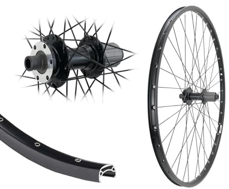 Aggro-X Hinterrad 28 Zoll MTB Steckachse 12x148mm Boost Disk | 6-Loch, 8-10-fach, 21-622 Hohlkammer Laufrad
