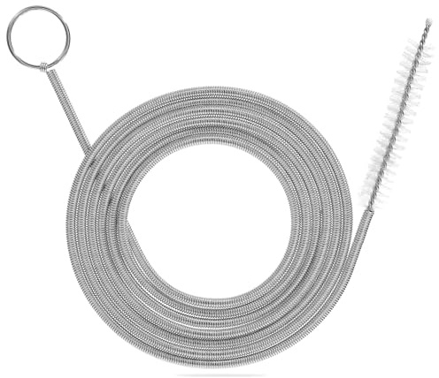 Flexible Drain Sink Cleaning Brush, 150 cm, Refrigerator Cleaning Brush, Stainless Steel Pipe Brush, Tool, for Sink