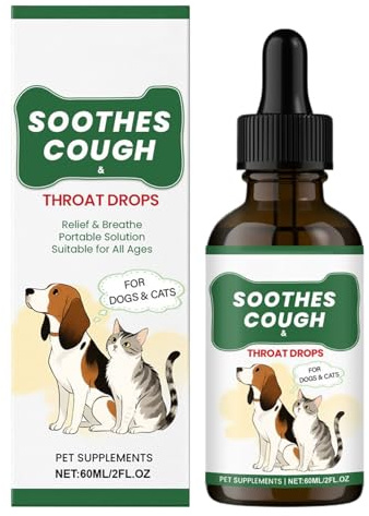 Shitafe Soppressore Della Tosse Per Cani - Integratore 60ml In | Salute e Benessere Corpo per Routine Quotidiana - Uso Quotidiano Viaggi Dopopasto Sera Casa