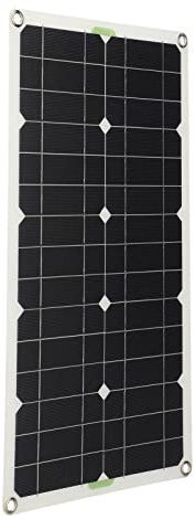 Tnfeeon Chargeur Solaire Portable, Assure une Conversion d'énergie Efficace Simplement 100 W de Puissance Monocristalline 1,4 Livres pour les Amateurs de Plein Air, Camping, Bateau, Camping-car,