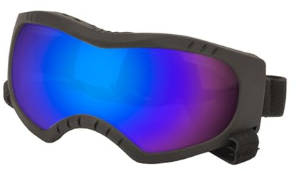 BOYANDM Hundebrille, Augenschutz, winddicht, mit verstellbarem Riemen, für Outdoor-Umgebungen, Haustier-Sonnenbrille für große Hunde