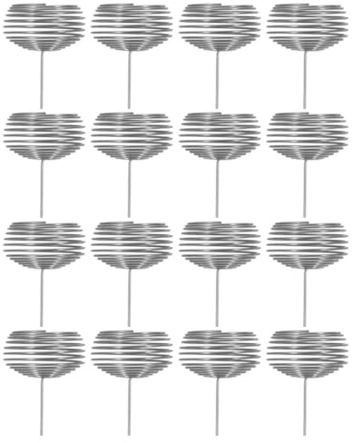 ifundom Set 16 Pezzi Contenitori Fertilizzante in Acciaio Resistente 304 Tazze Nutrienti per Piante e Bonsai Distribuzione Uniforme Nutrienti per Orchidee e Fiori da Giardino Accessori