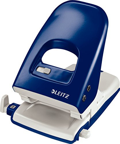 Leitz Bürolocher NeXXt 40Sheets Blue Hole Punch – Hole Punches (40 Sheets, Blue, Metal, Kunststoff, 8 cm, 5,5 mm, 710 G)