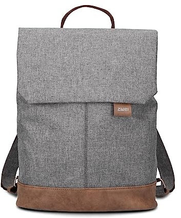 Zwei Damen Rucksack Olli OR13 Daypack 7 Liter robust strapazierfähig wasserabweisend Rückenpolsterung Hauptfach mit Reißverschluss Geheimfach Handyfach Einsteckfächer Laptopfach gepolstert (stone)