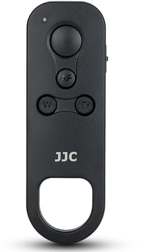 JJC Bluetooth Télécommande sans Fil BR-E1 pour Appareil Photo Canon EOS R1 R5 R6 R7 R10 R RP 90D 77D 850D 800D 200D M50 M200, G5 X Mark II, G7 X Mark III, SX70 HS Remplace Canon BR-E1 Déclencheur