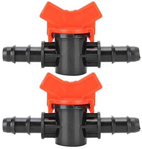 Pssopp 2PCS Aquarium Wasserflussregelventil Kunststoff Aquarium Luftstromregelventil Aquarium Schlauch Rohranschluss(10mm)